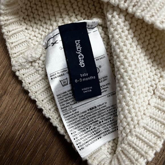 Baby Gap Bear Beanie 0-3m - Picture 3 of 3